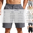 thumbnail image 3 of IhhxPro Men's Outdoor Cargo Shorts Elastic Waist Quick Dry Multi-Pocket Men Summer Work Hiking Casual Loose Fit Lightweight Cotton Travel S-3XL, 3 of 6