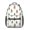 Bigfoot and Tree, variant on Bigfoot and Human Black Pattern Backpack for School, Cute School Bag with Adjustable Shoulder Straps and Padded Back, 15.3"x11"x6.7"
