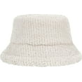 thumbnail image 3 of CoCopeaunts Plain Bucket Hats for Women Lamb Plush Soft Warm Fisherman Hat Winter Solid Color Casual Lady Outdoor Bucket Cap, 3 of 8