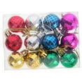 thumbnail image 5 of COMPUKAS 12Pcs Christmas Ball Ornaments Assorted Colors Versatile Hanging Decoration for Holiday Season, 5 of 7