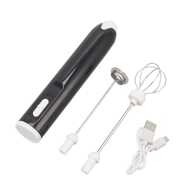 Batidora de huevos eléctrica portátil con múltiples velocidades, espumador de leche recargable, batidora de crema de café para cocina y restaurante