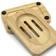 thumbnail image 4 of Juego de 3 jaboneras planas de madera de bambú - para el hogar, el baño y la cocina ER, 4 of 5