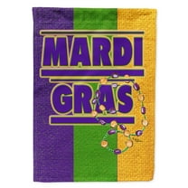 Mardi Gras Flag Canvas House Size