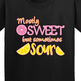thumbnail image 4 of Inktastic Mostly Sweet, but Somtimes Sour Pink and Yellow Lemons Youth T-Shirt, 4 of 5