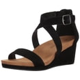 thumbnail image 1 of Sandalia Cuña Kenadee para Mujer Lucky Brand Negra Talla 8.5 US, 1 of 1