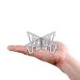 thumbnail image 3 of Soporte de rejilla para estufa de alcohol de acero inoxidable con forma de cruz para exteriores, 1, 3 of 5