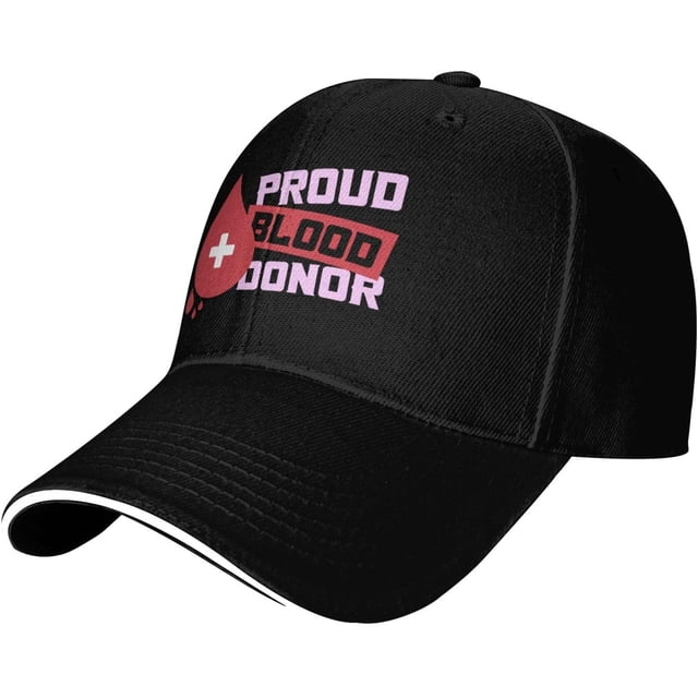 Proud Blood Donor Hat Classic Low Profile Baseball Cap Adjustable Golf Dad Hats