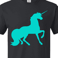 thumbnail image 4 of Inktastic Aqua Unicorn T-Shirt, 4 of 5