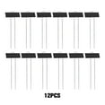 thumbnail image 3 of Youkk 12pcs/set Convenient And Practical Plant Labels For Garden Plants Made With Metal Metal Plant Label black 1Set, 3 of 6