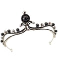 thumbnail image 1 of KAKOWELY Tiaras Negras De Metal Con Rhinestone Para Mujer Delicada Para Vestido Formal, 1 of 6