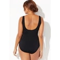 thumbnail image 2 of Swimsuits for All Women's Chlorine Resistant Zip Front One Piece Swimsuit, 2 of 2