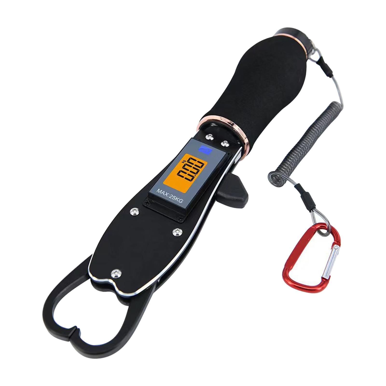 Fish Gripper for Fishing, Fish Holder with Electronic Scale, Fishing Gear Gift, Fish Control Tackle, Fish Lip Grip Tool, Fish Lip Grabber
