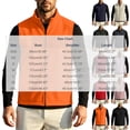 thumbnail image 3 of cfhntfmh Mens Fleece Vest Lightweight Thermal Jacket Zip up Vests Fall Winter Casual Sleeveless Clothes (White,XX-Small), 3 of 7