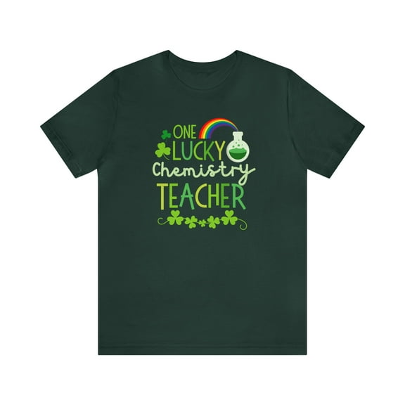 One Lucky Chemistry Teacher St Patricks Day Shirt
