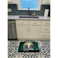 thumbnail image 3 of Halloween Scary Chow Chow Blue Machine Washable Memory Foam Mat, 3 of 4