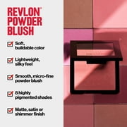 Revlon Powder Blush, Shimmer Finish, 020 Ravishing Rose, 0.17 oz