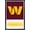 Black Framed Version, variant on NFL Washington Commanders - Logo 22 Wall Poster, 22.375" x 34"