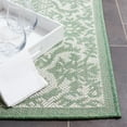 thumbnail image 6 of SAFAVIEH Machine Washable Rug Indoor/Outdoor Bermuda Collection - Bermuda Michael Oriental Indoor/Outdoor Area Rug, Green/Ivory, 9' x 12', 6 of 13