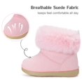 thumbnail image 2 of Toddler Snow Boots Girls Winter Boots,Pink B,9 Toddler=CN28, 2 of 7
