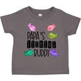thumbnail image 3 of Inktastic Papa's Fishing Buddy with Colorful Fish Boys or Girls Toddler T-Shirt, 3 of 5