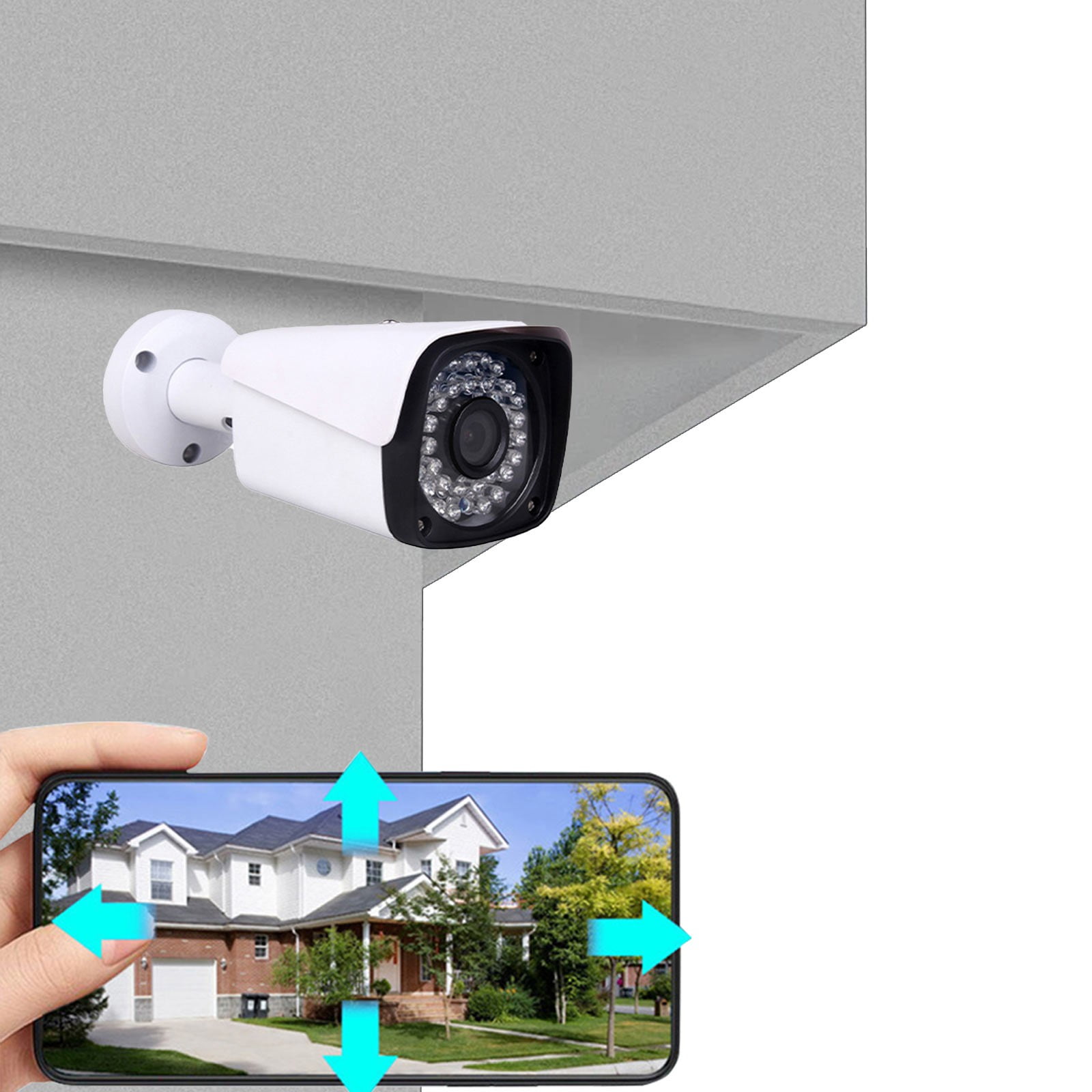Barsme HD Outdoor Wireless Security Camera with Audio
