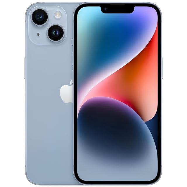 Refurbished Apple iPhone 14 - 128GB – Blue – 12MP Dual Rear & 12MP Front Camera - Fully Unlocked Smartphone - Excellent Condition