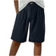 thumbnail image 1 of Mujeres Pantalones de Verano Ligero Casual Suelto Pantalones Cortos con Bolsillos, Cordón Cintura Elástica para el Uso Diario, Fiesta Y Vacaciones, 1 of 5