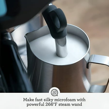Breville - Oracle Touch Espresso Machine with 15 bars of pressure, Milk Frother and intergrated grinder - Brushed Stainless Steel