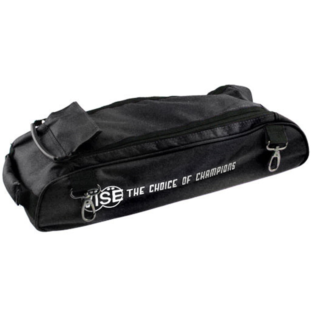 Vise 3 Ball Tote Bowling Bag with tow wheels Color Black 