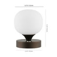 thumbnail image 4 of JONATHAN Y Owen 6.13" Bohemian Farmhouse Iron Rechargeable Integrated Portable LED Table Lamp, Oil Rubbed Bronze/White, JYL7112A, 4 of 6