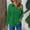 #2_Green, variant on Fall Winter Jackets for Womens Full-Zip Relaxed Fit Sweatshirt Long Sleeve Shirts Sun Protection Windproof Blouses Comfort Casual Jacket Shirts