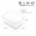 thumbnail image 4 of BINO | Plastic Storage Bins, Large - 2 Pack | THE SOHO COLLECTION | Multi-Use Organizer Bins | Pantry Organizer & Freezer Organizer Bins | Plastic Storage Containers | Bins for Home & Kitchen Org, 4 of 9
