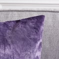 thumbnail image 3 of SAFAVIEH Davina Solid Pillow, 22" x 22", Purple, Set of 2, 3 of 5