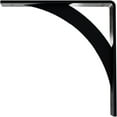 thumbnail image 5 of Ekena Millwork 2"W x 12"D x 12"H Legacy Steel Bracket, Powder Coated Black, 5 of 13