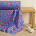 thumbnail image 4 of Soimoi Cotton Cambric Fabric Leaves,Rose & Peony Floral Print Fabric by The Yard 42 Inch Wide, 4 of 7