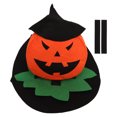 thumbnail image 2 of Sombrero de bruja mago para perros disfraz de calabaza de Halloween ajustable fácil de usar para perros grandes ANGGREK Otros, 2 of 8