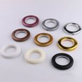thumbnail image 2 of BESTYASH Curtain Grommets 80Pack Black Plastic Rings For Easy And Quiet Use, 2 of 8