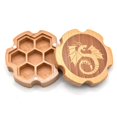 thumbnail image 1 of Wood Gear-Shaped Polyhedral Dice Box for Dungeons & Dragons, 1 of 3
