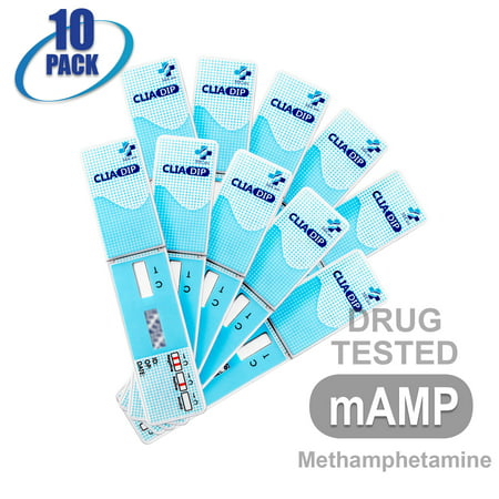 MiCare [10pk] - 1-Panel Dip Card Instant Urine Drug Test - Meth/Methamphetamine (mAMP/MET) #MI-WDMA-114