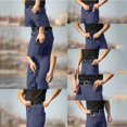 thumbnail image 4 of Ceisia Mens Multi Pocket Belted Tactical Cargo Pants Quick Dry Waterproof Straight Leg Outdoor Workwear Pants for Men Blue L Gifts for Father, 4 of 8