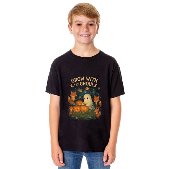PJammy Halloween T-Shirt Boys' Grow With Ghouls Short Sleeve Tee