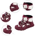 thumbnail image 6 of BOBOGOJP Boys Winter Boots - Lightweight Lined Ankle Boots for Girls & Boys with Memory Foam Insole - Non-Slip Winter Kids Shoes Wine for Size 13.5, 6 of 9