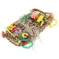 Bird Foraging Wall Toy Tightly Woven Safe Food Coloring Parrot Climbing
