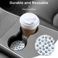 thumbnail image 5 of Car Coasters 2 PCS Stone Cup Holder Blueberry Absorbent Ceramic Car Cup Coasters Universal Vehicle Non-Slip Car Cup Holder Coaster, 5 of 6