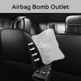 thumbnail image 3 of Tuqiang Car Seat Covers Full Set for Mercedes-Benz for B260 2009-Present Airbag Compatible Leather Waterproof Front Rear Cushion Protector Black, 3 of 8