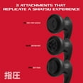thumbnail image 5 of FitRx Handheld Shiatsu Neck and Back Massager with Multiple Speeds and Attachments, 5 of 9
