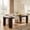 Espresso, variant on Christopher Knight Home 90" Modern Wood Rectangular Dining Table with Fluted Base for 6-8, Walnut