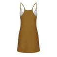 thumbnail image 6 of Uheoun Womens Tennis Dress Workout Mini Dress with Shorts Sleeveless Spaghetti Straps Golf Athletic Dresses, 6 of 7