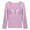 B-Purple, variant on Wovix Women Long Sleeve Crewneck Thermal Shirt Lined Undershirt Ultra Soft Solid Color Basic For Daily Base Layer Built in Bra Tops for Women Cold Weather