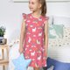 thumbnail image 4 of Balery Yoga Unicorn Camisón de princesa para niñas, pijama de algodón con mangas abullonadas, suave y bonito.-XX-Large, 4 of 6